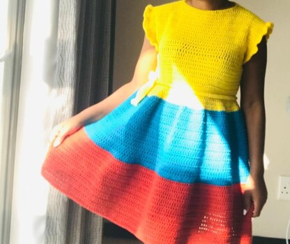 Color Block Dress