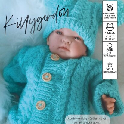 "Killygordon" Aran Knitting Pattern for Baby