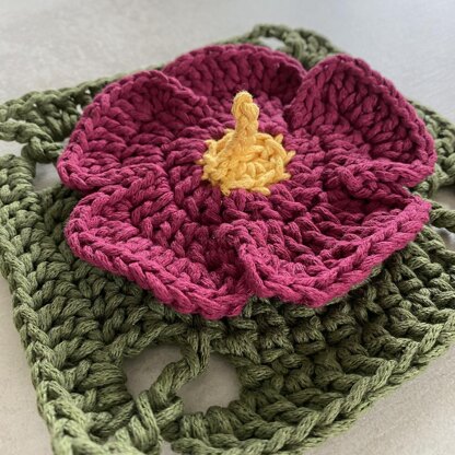 Hollyhock Granny Square