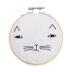 Cotton Clara Donna Wilson Cat Hoop Embroidery Kit - 11cm 