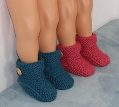 Toddler Chunky Button Cuff Slipper Boots Circular