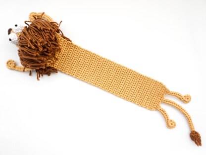 Lion Bookmark Crochet Pattern