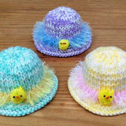 Feathery Easter Bonnets - Chocolate Orange Covers