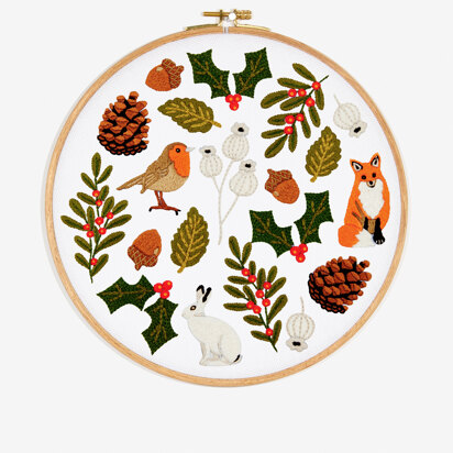 DMC Winter Embroidery Pattern - PAT1661 - Downloadable PDF