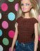 Barbie scoop neck top