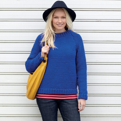 Women's Sweater in Hayfield Super Chunky with Wool - 7384 - Downloadable PDF