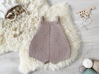 3-6 months - "A" Crochet Romper