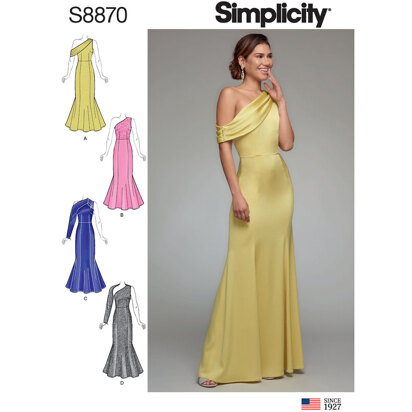 Simplicity S8870 Misses / Miss Petite Dress - Sewing Pattern