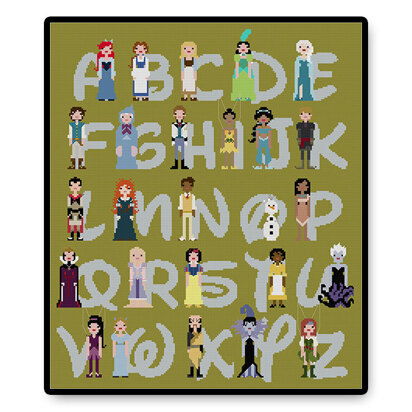 Fairy Tale Alphabet - PDF Cross Stitch Pattern