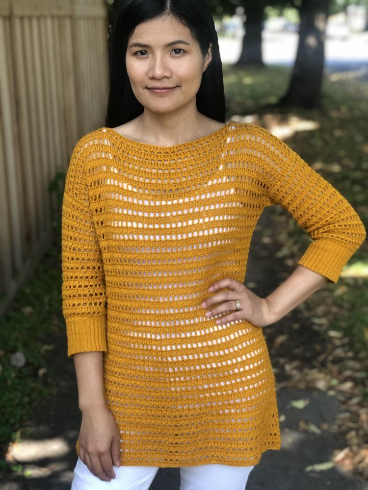 Jumper Dress Crochet pattern by KnitcroAddict LoveCrafts