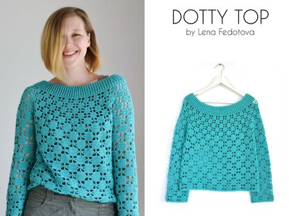 Dotty Lace Top