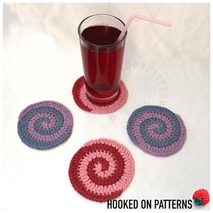 Candy Swirl Coasters