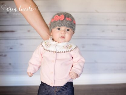 Bow Beanie with Cords
