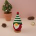 Gnome Wearing Green And White Hat Crochet Ornaments