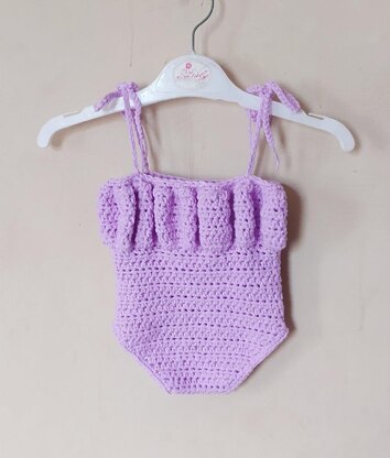 Crochet Baby Girl Romper