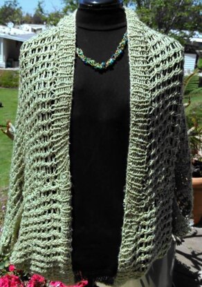 Easy Lacy Twisty Glamour Shrug