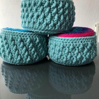 Totally Textured Yarn Baskets