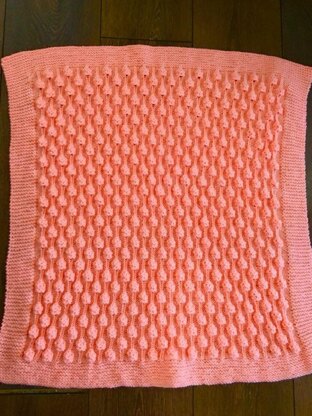 Popcorn baby blanket