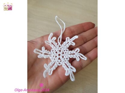 Crochet snowflake 91