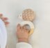 Hedgehog crochet pattern baby rattle toy Amigurumi pattern teether ring
