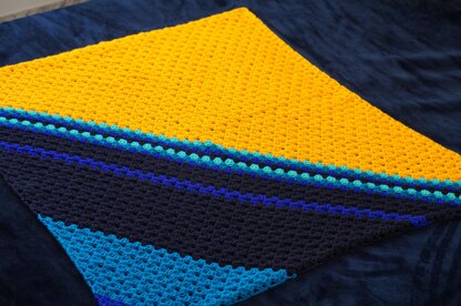 Corner to corner blanket