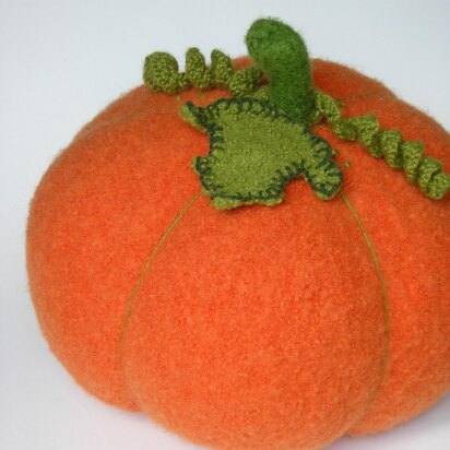 Felted Woolly Pumpkin