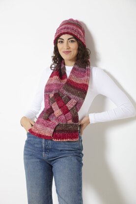 Sweater, Scarf and Hat in King Cole Bramble DK - P6235 - Leaflet