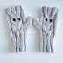 'Owl fingerless mitts' 2yrs to adult