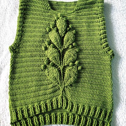 Leaves Sweater Vest