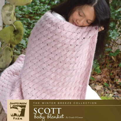 The Winter Breeze Collection - Scott Baby Blanket in Juniper Moon Farm - 17112 - Downloadable PDF