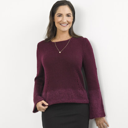 957 Mansard - Sweater Knitting Pattern for Women in Valley Yarns Colrain