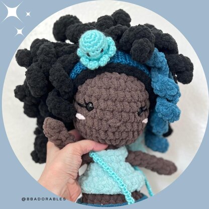 Ola - Mermaid Crochet Pattern, Plushie Mermaid