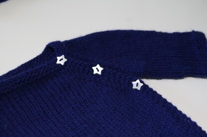 Petite Etoile (Cashmere Cardigan and Baby Beanie)