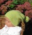 Baby Moss Stitch Bobble Slouch Hat