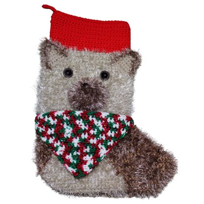 Yorkie Christmas Stocking