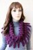 Easy Crochet Scarf Cowl Chunky Fringe