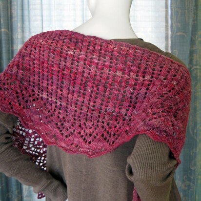 Margaret's Roses Shawl