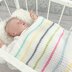 525- Rainbow Stripe Blanket Knitting Pattern -525