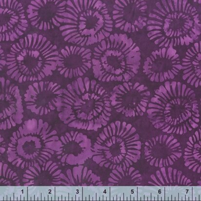 Anthology Fabrics Quiltessentials - Mums Purple