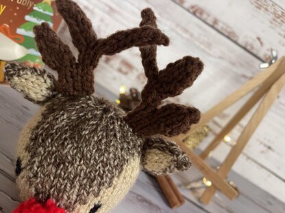 Rudolph Inspired Chocolate Orange Cover Knitting Pattern