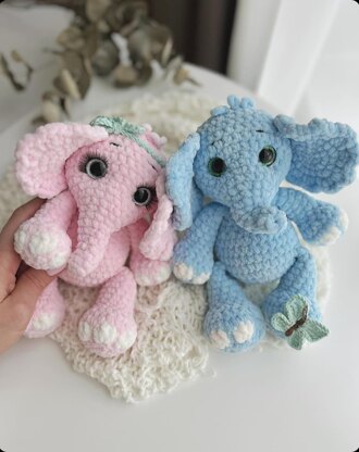 Plush elephant