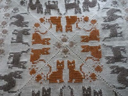 Kitties and Paws Blanket