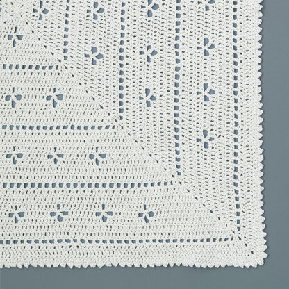 Lullaby Blanket & Bunny - Free Crochet Pattern for Babies in Paintbox Yarns Cotton DK