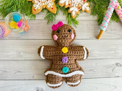 Mini Gingerbread Girl Kawaii Cuddler®