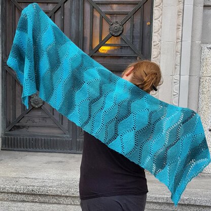 Mermaid's Garden Scarf