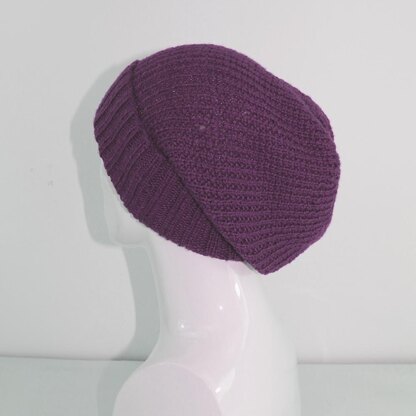 4 Ply Unisex Patterned Slouch Hat CIRCULAR