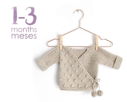 Size 1-3 months - Nur Crossed Jacket