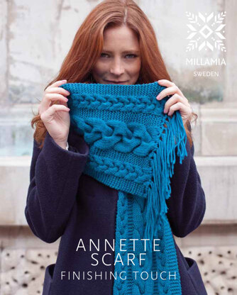 Annette Scarf in MillaMia Naturally Soft Aran