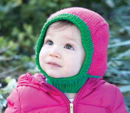 Baby Hood Hat in Patons Astra