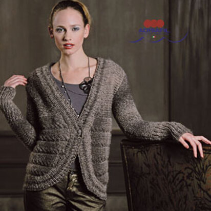 Helen Cardigan in Adriafil Coyote - Downloadable PDF